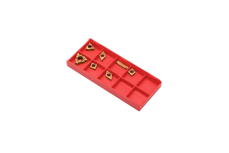 Joogto 14 Pcs Turning Inserts for 3/8'' 10mm Turning Grooving Threading Boring Carbide Inserts Carbide Turning Tool - Image 4